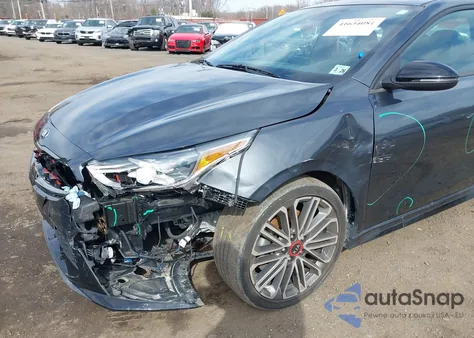 2021 Kia Forte Gt z USA, uszkodzony, nr VIN 3KPF44AC2ME314938
